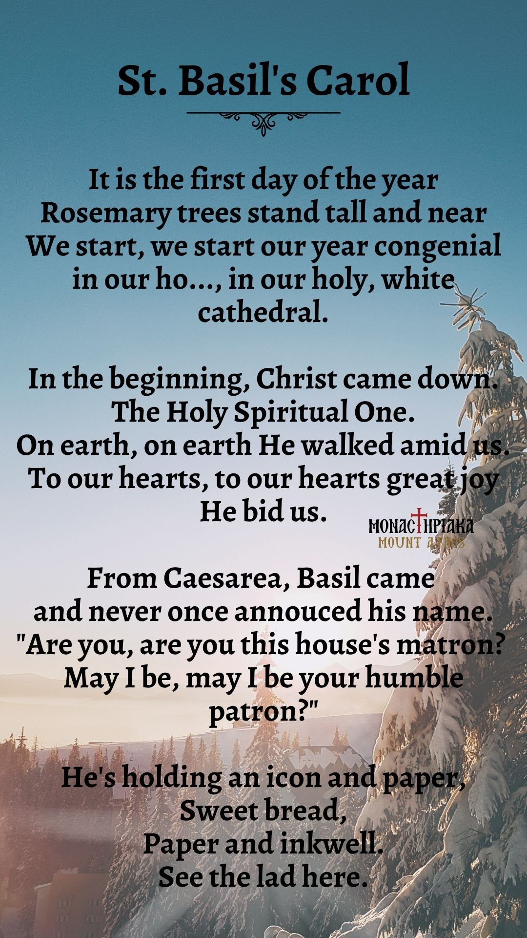 St. Basil's Carol